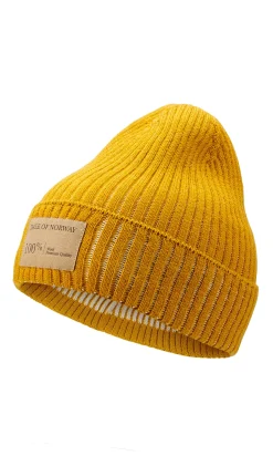 Dale of Norway Hats^Alvoy Hat - Norwegian Wool Mustard Offwhite