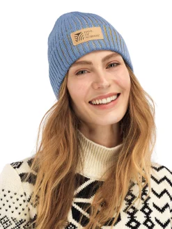 Dale of Norway Hats^Alvoy Hat - Norwegian Wool Blueshadow Mustard