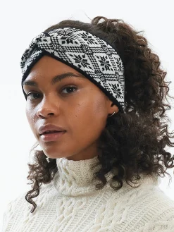 Dale of Norway Headbands^Christiania Headband - Merino Wool Black Off White