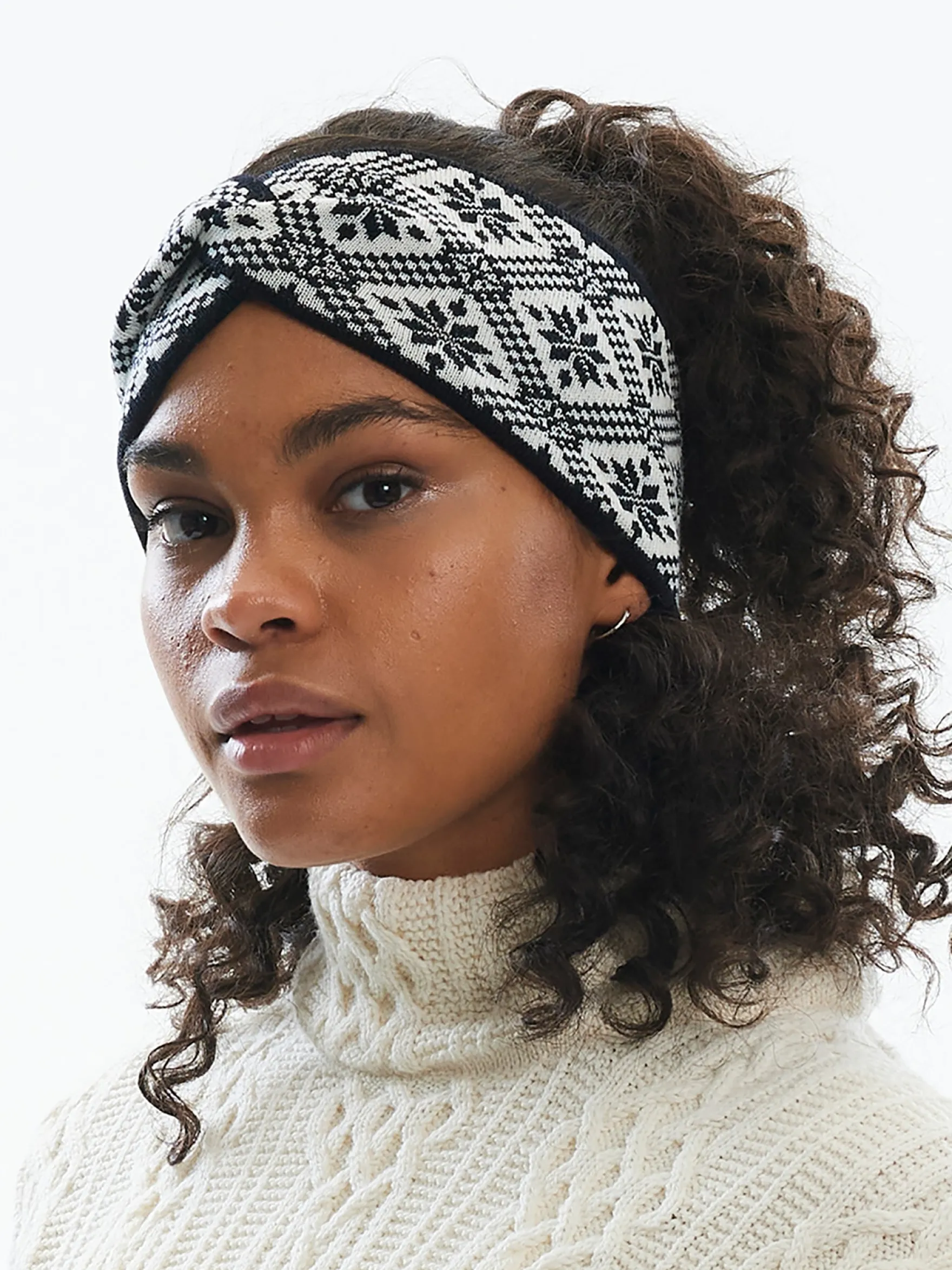 Dale of Norway Headbands^Christiania Headband - Merino Wool Black Off White