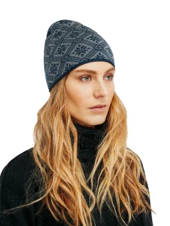 Dale of Norway Hats^Christiania Women's Hat - Merino Wool Electricstorm Smoke