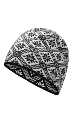 Dale of Norway Hats^Christiania Women's Hat - Merino Wool Black Off White