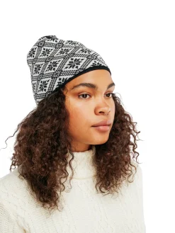 Dale of Norway Hats^Christiania Women's Hat - Merino Wool Black Off White