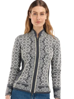 Dale of Norway Short Jackets & Cardigans^Christiania Women's Jacket - Merino Wool Schiefer Off-White