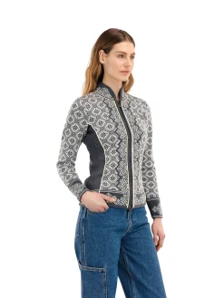 Dale of Norway Short Jackets & Cardigans^Christiania Women's Jacket - Merino Wool Schiefer Off-White