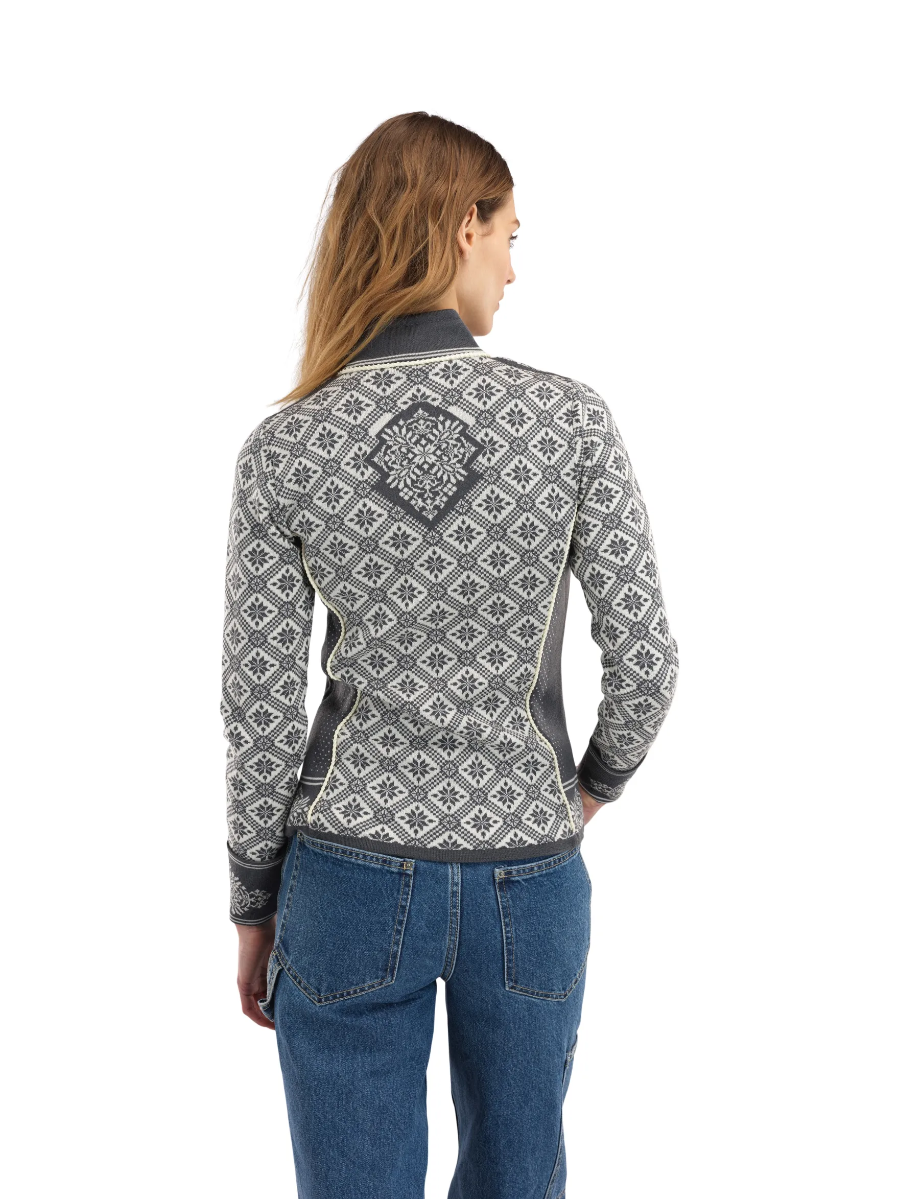 Dale of Norway Short Jackets & Cardigans^Christiania Women's Jacket - Merino Wool Schiefer Off-White