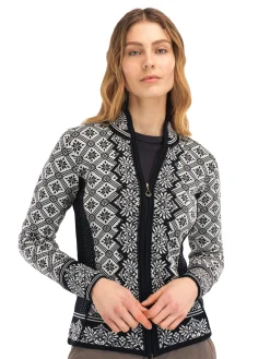 Dale of Norway Short Jackets & Cardigans^Christiania Women's Jacket - Merino Wool Black Off-White
