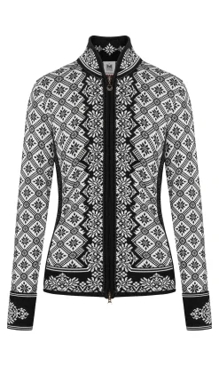 Dale of Norway Short Jackets & Cardigans^Christiania Women's Jacket - Merino Wool Black Off-White