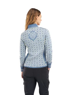Dale of Norway Short Jackets & Cardigans^Christiania Women's Jacket - Merino Wool Blueshadow Offwhite