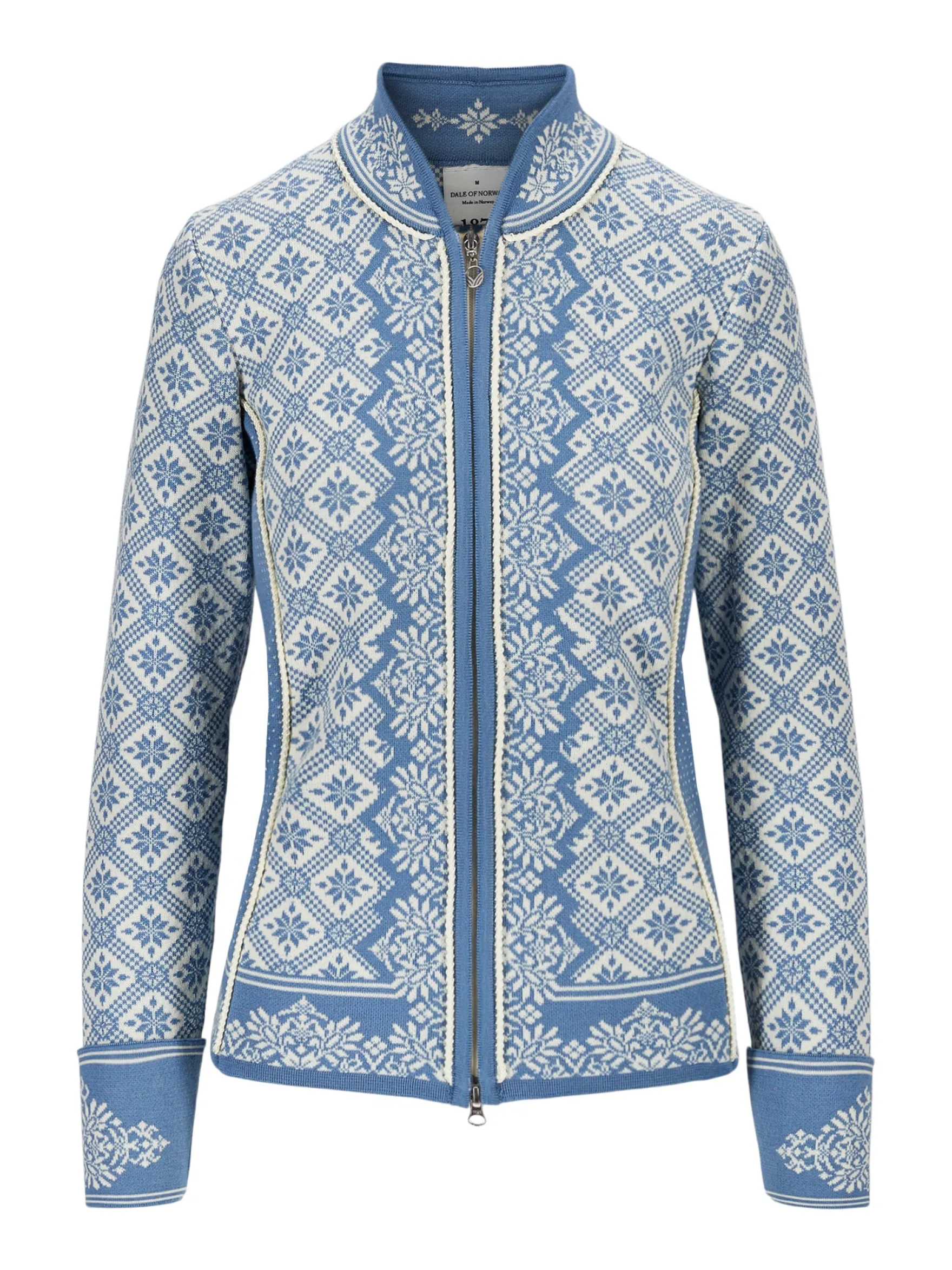 Dale of Norway Short Jackets & Cardigans^Christiania Women's Jacket - Merino Wool Blueshadow Offwhite