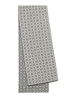 Dale of Norway Scarves^Christiania Women's Scarf - Merino Wool Grey Offwhite