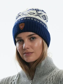 Dale of Norway Hats^Cortina 1956 Hat - Norwegian Wool Navy White