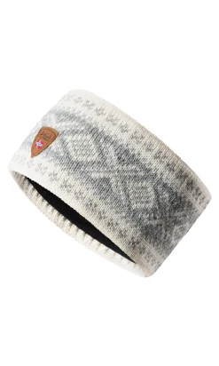 Dale of Norway Headbands^Cortina 1956 Headband - Norwegian Wool Grey White