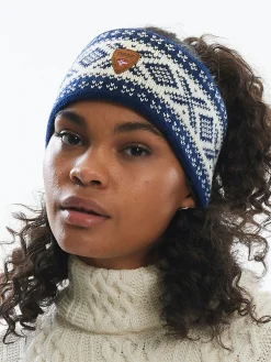Dale of Norway Headbands^Cortina 1956 Headband - Norwegian Wool Navy White