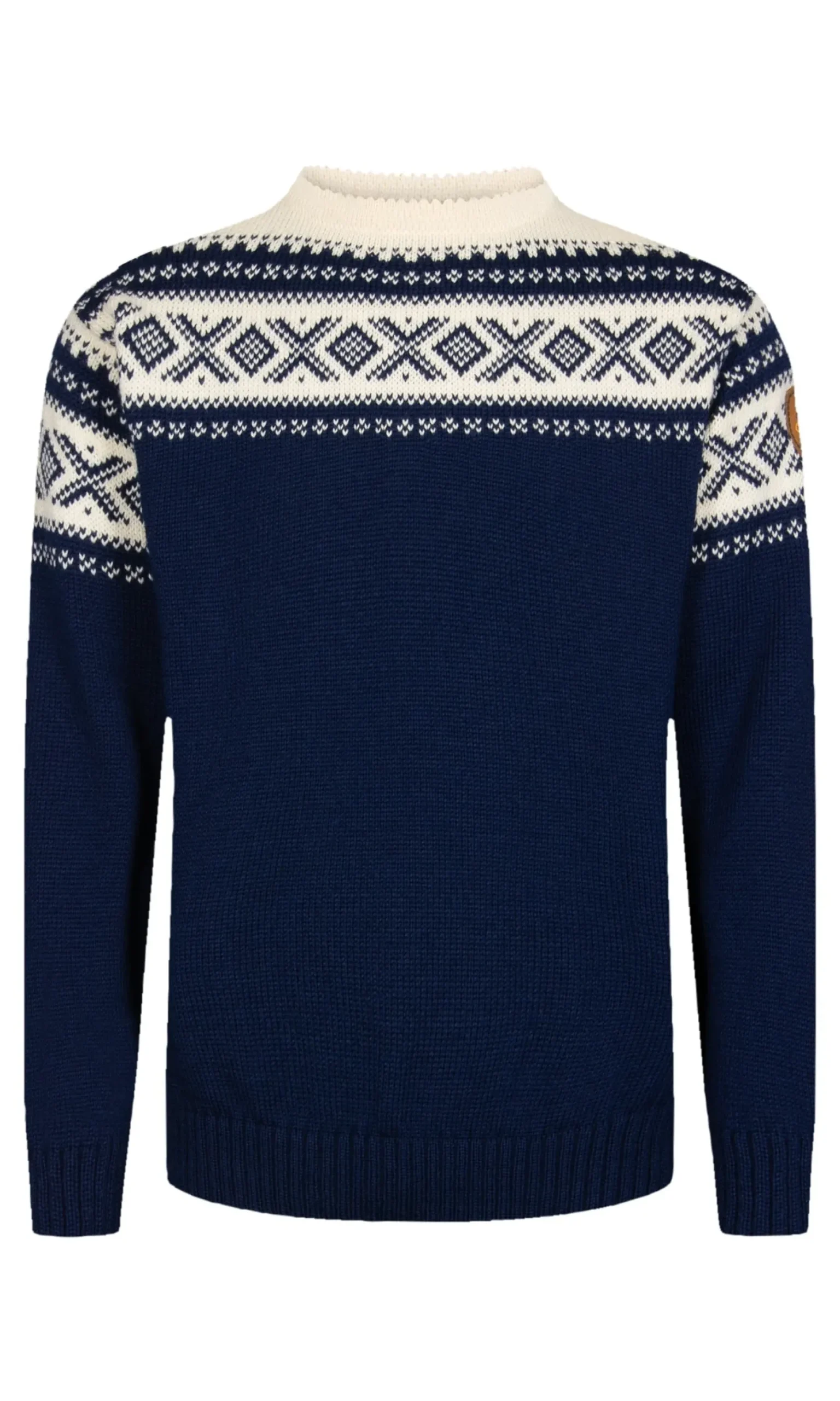Dale of Norway Round Neck^Cortina 1956 Unisex Sweater - Norwegian Wool Navy Off-White