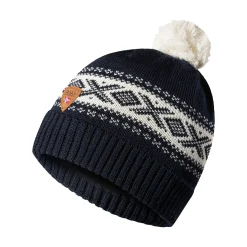 Dale of Norway Hat^Cortina Kids Hat 4-8 Yrs - Merino Wool Darkblue Offwhite