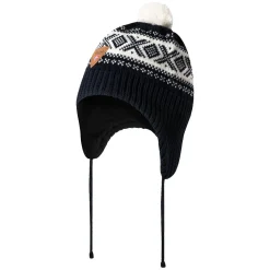 Dale of Norway Hat^Cortina Kids' Hat 2-4 Yrs - Merino Wool Darkblue Offwhite