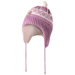Dale of Norway Hat^Cortina Kids' Hat 2-4 Yrs - Merino Wool Pink Offwhite