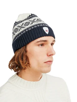 Dale of Norway Hats^Cortina Thin Wool Hat - Norwegian Wool Navy Offwhite