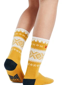 Dale of Norway Socks^Cortina Wool Socks Mustard Offwhite Darkcharcoal