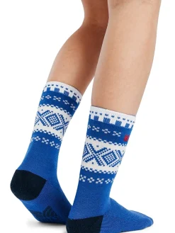 Dale of Norway Socks^Cortina Wool Socks Ultramarine Offwhite Navy