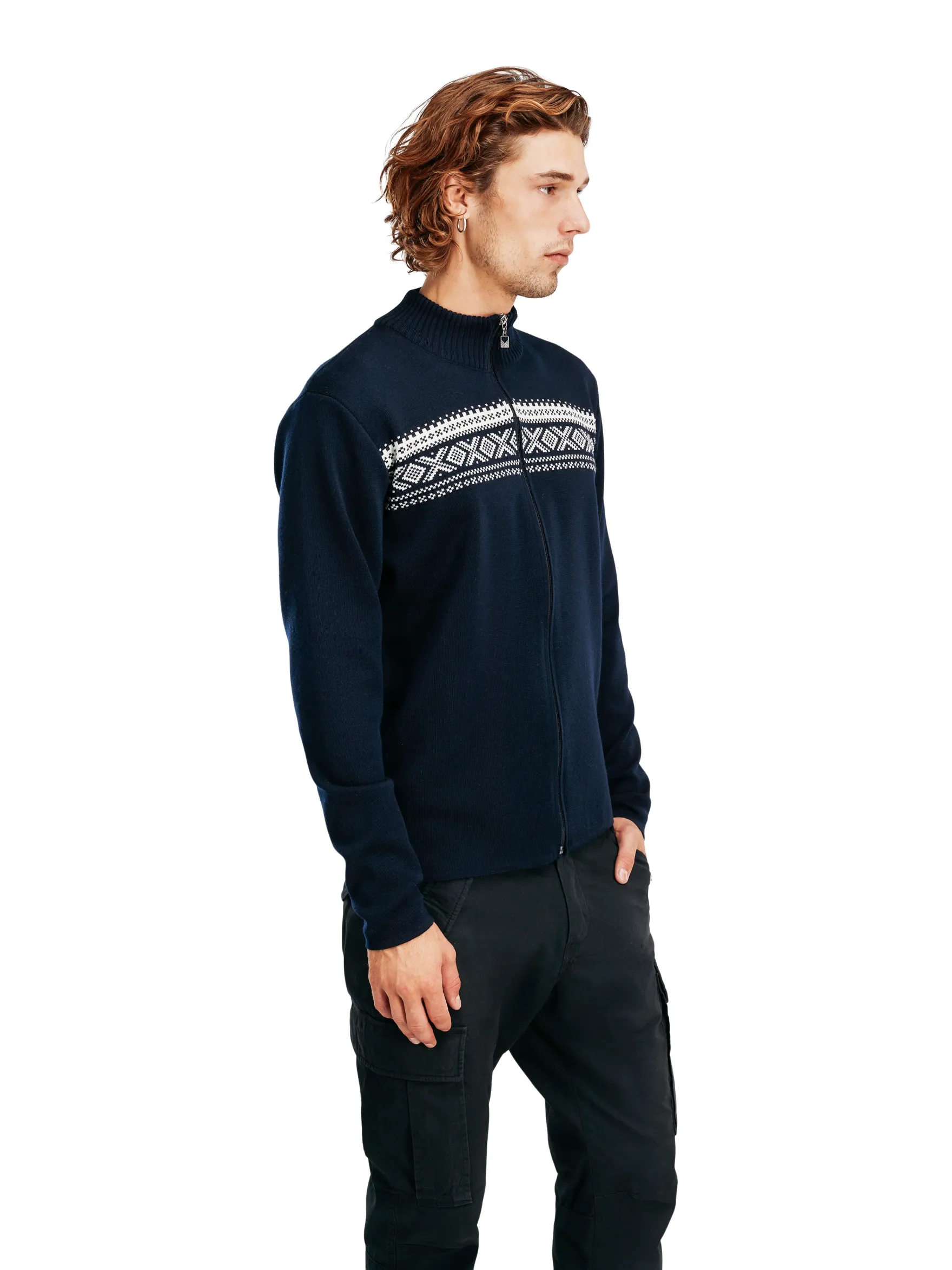 Dale of Norway See All^Dalestolen Men's Jacket Navy Offwhite