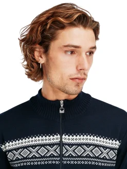 Dale of Norway See All^Dalestolen Men's Jacket Navy Offwhite