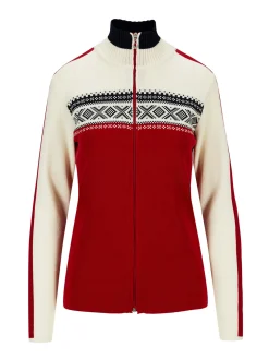 Dale of Norway Short Jackets & Cardigans^Dystingen Women's Jacket Raspberry Offwhite Navy