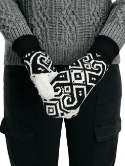 Dale of Norway Mittens^Falun Unisex Merino Wool Mittens Black Offwhite