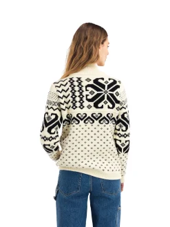 Dale of Norway Turtle-Neck^Fannaraki Women's Sweater Offwhite Black