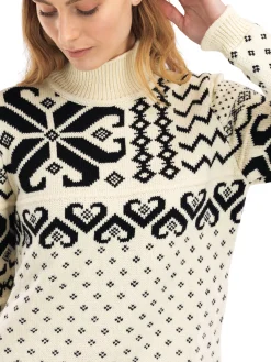 Dale of Norway Turtle-Neck^Fannaraki Women's Sweater Offwhite Black
