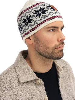 Dale of Norway Hats^Garmisch Hat - Merino Wool White Red Navy