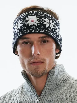 Dale of Norway Headbands^Garmisch Headband - Merino Wool Black Off White Dark Charc
