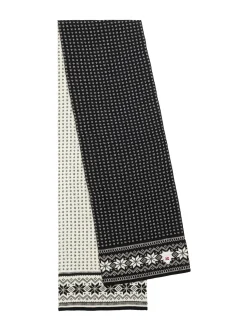 Dale of Norway Scarves^Garmisch Scarf - Merino Wool Black White