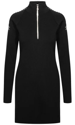 Dale of Norway See All^Geilo Woman's Dress - Merino Wool Black Offwhite