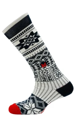 Dale of Norway Socks^History Wool Socks High Navy Offwhite Raspberry