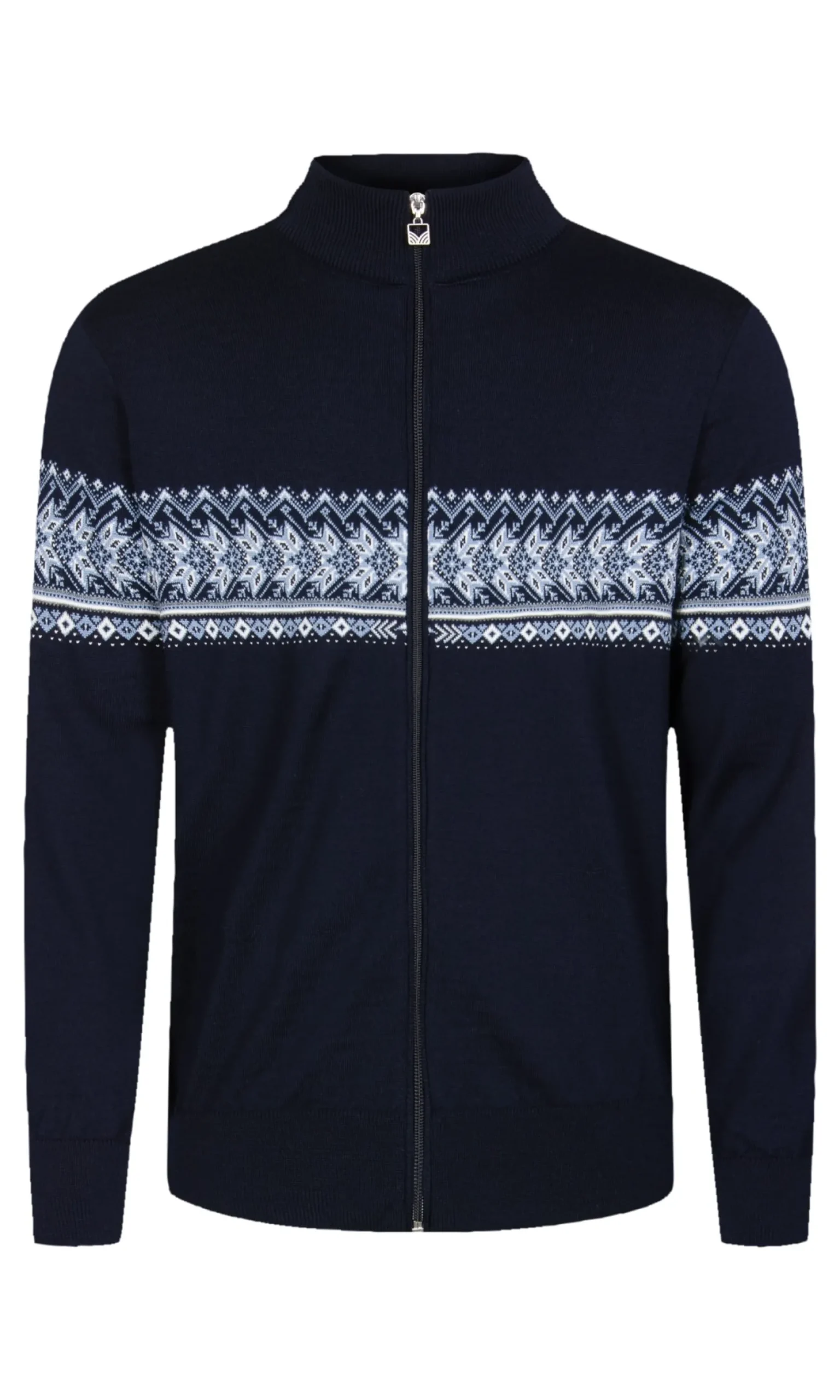 Dale of Norway See All^Hovden Men's Jacket - Merino Wool Navy Offwhite Blueshadow Smoke