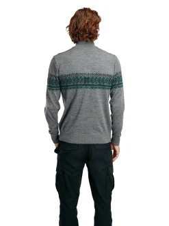 Dale of Norway See All^Hovden Men's Jacket - Merino Wool Smoke Brightgreen