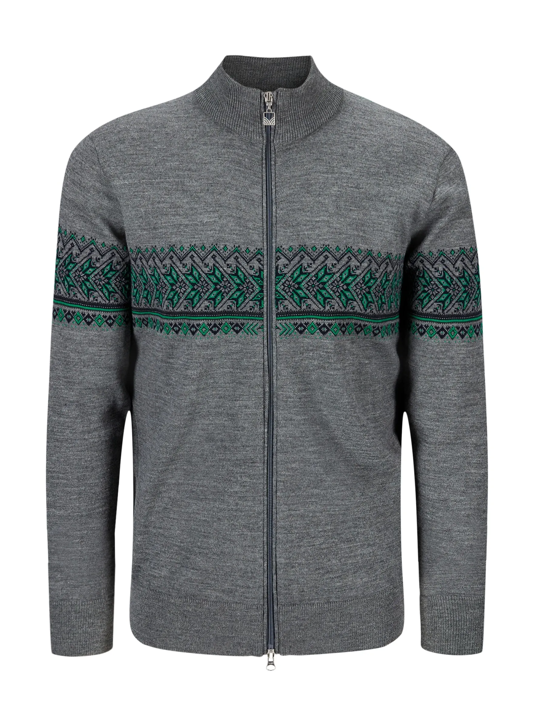 Dale of Norway See All^Hovden Men's Jacket - Merino Wool Smoke Brightgreen