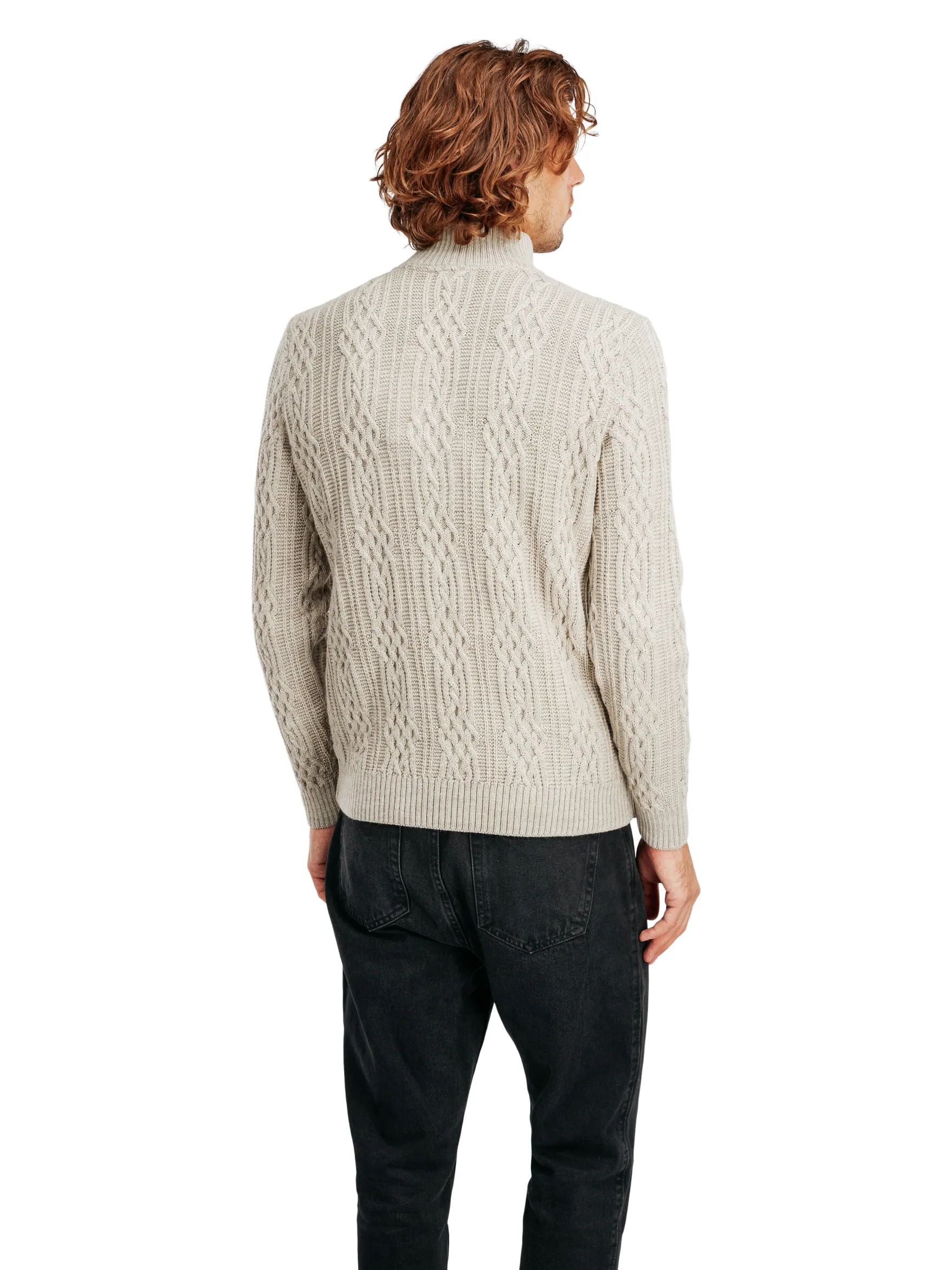 Dale of Norway Half-Zip^Hoven Men's Knit Sweater Sand