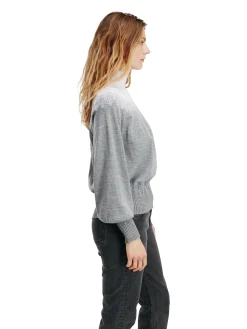 Dale of Norway Turtle-Neck^Isfrid Women's Merino Wool Sweater Grey
