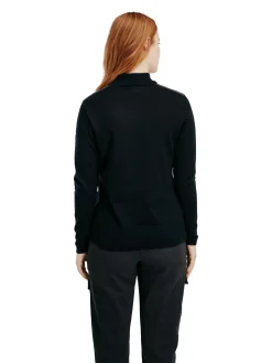 Dale of Norway Half-Zip^Liberg Women's Sweater Black Schiefer Offwhite