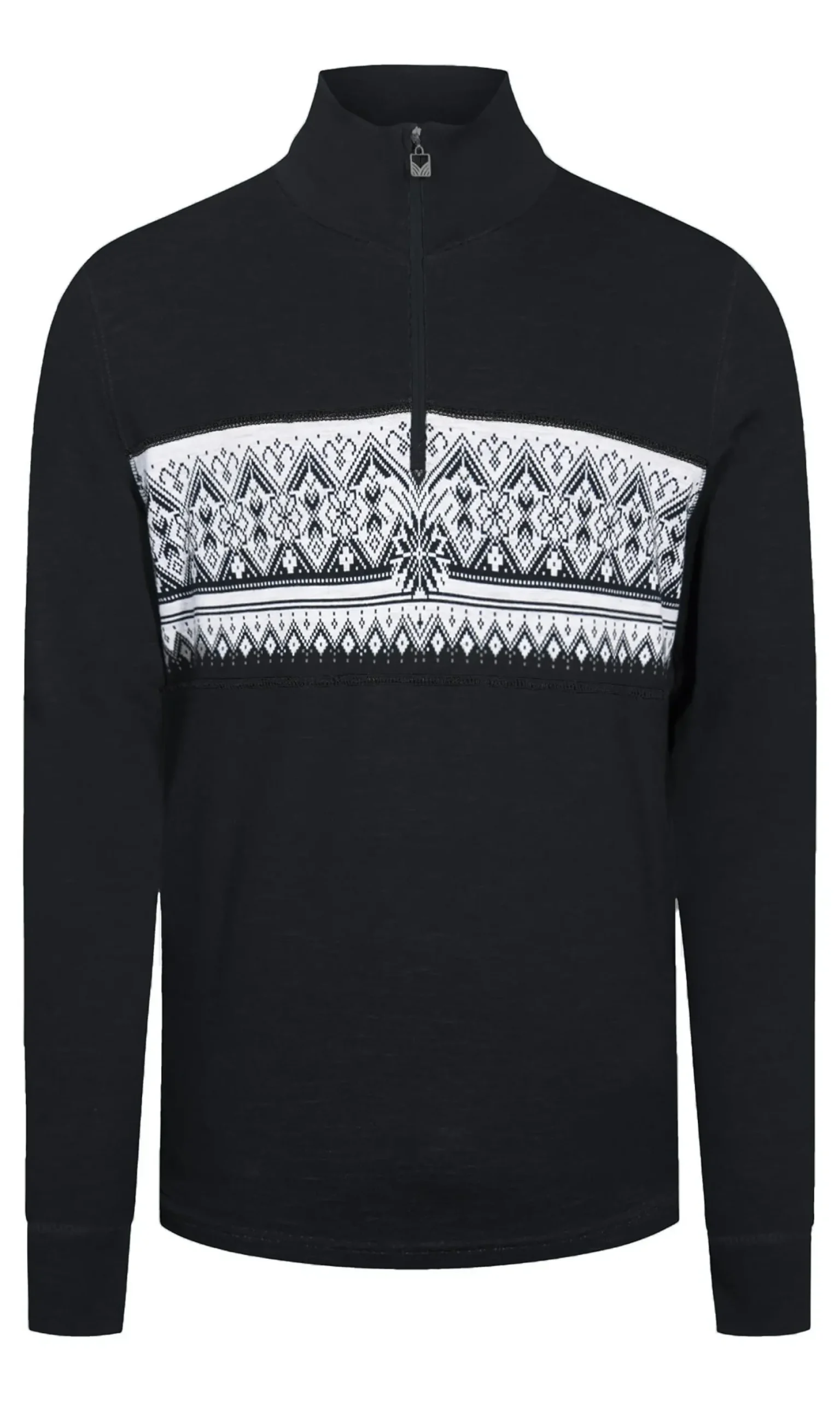 Dale of Norway Next-To-Skin^Moritz Basic Men's Sweater - Superfine Merino Darkcharcoal Offwhite