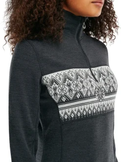 Dale of Norway Next-To-Skin^Moritz Basic Women's Sweater - Superfine Merino Darkcharcoal Offwhite