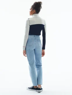 Dale of Norway Next-To-Skin^Moritz Basic Women's Sweater - Superfine Merino Navy White Raspberry