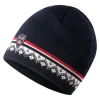 Dale of Norway Hats^Moritz Hat - Merino Wool Navy Raspberry Offwhite