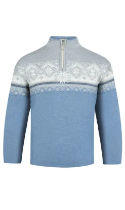 Dale of Norway Sweater^Moritz Kids' Sweater - Merino Wool Blueshadow Grey Schiefer