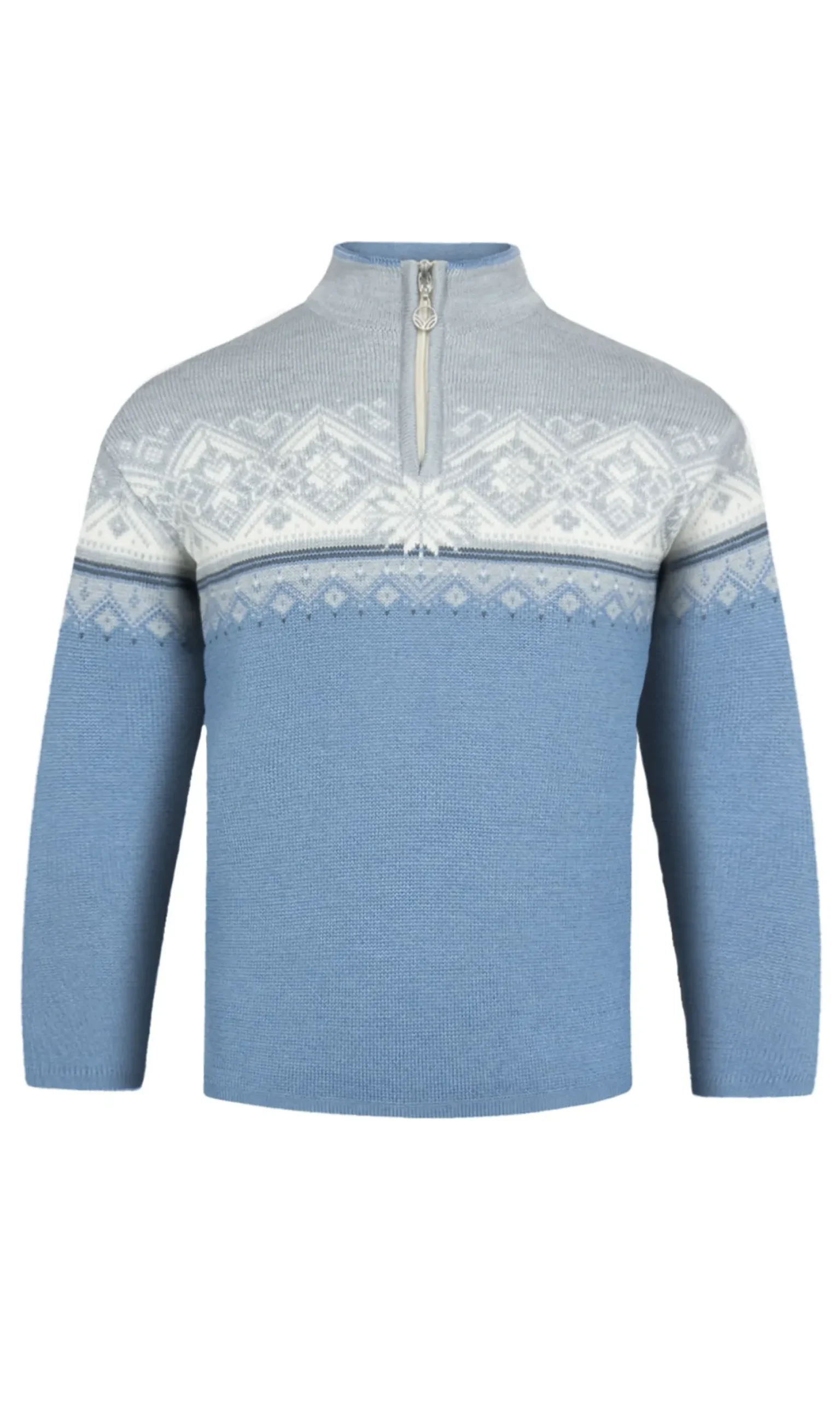 Dale of Norway Sweater^Moritz Kids' Sweater - Merino Wool Blueshadow Grey Schiefer