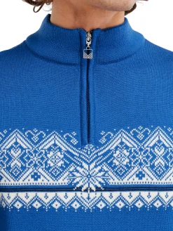 Dale of Norway Half-Zip^Moritz Men's Sweater - Merino Wool Ultramarineoffwhite Navy