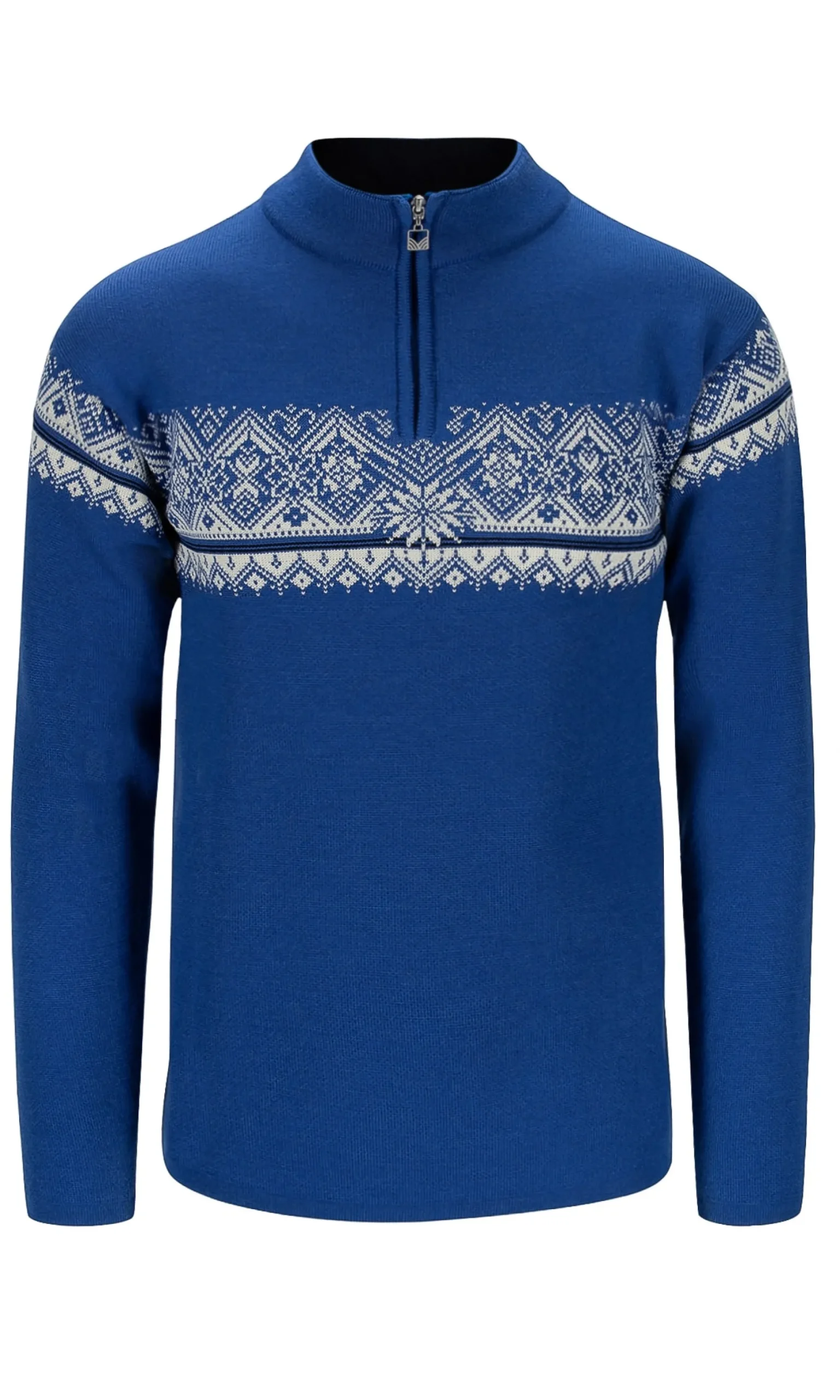 Dale of Norway Half-Zip^Moritz Men's Sweater - Merino Wool Ultramarineoffwhite Navy
